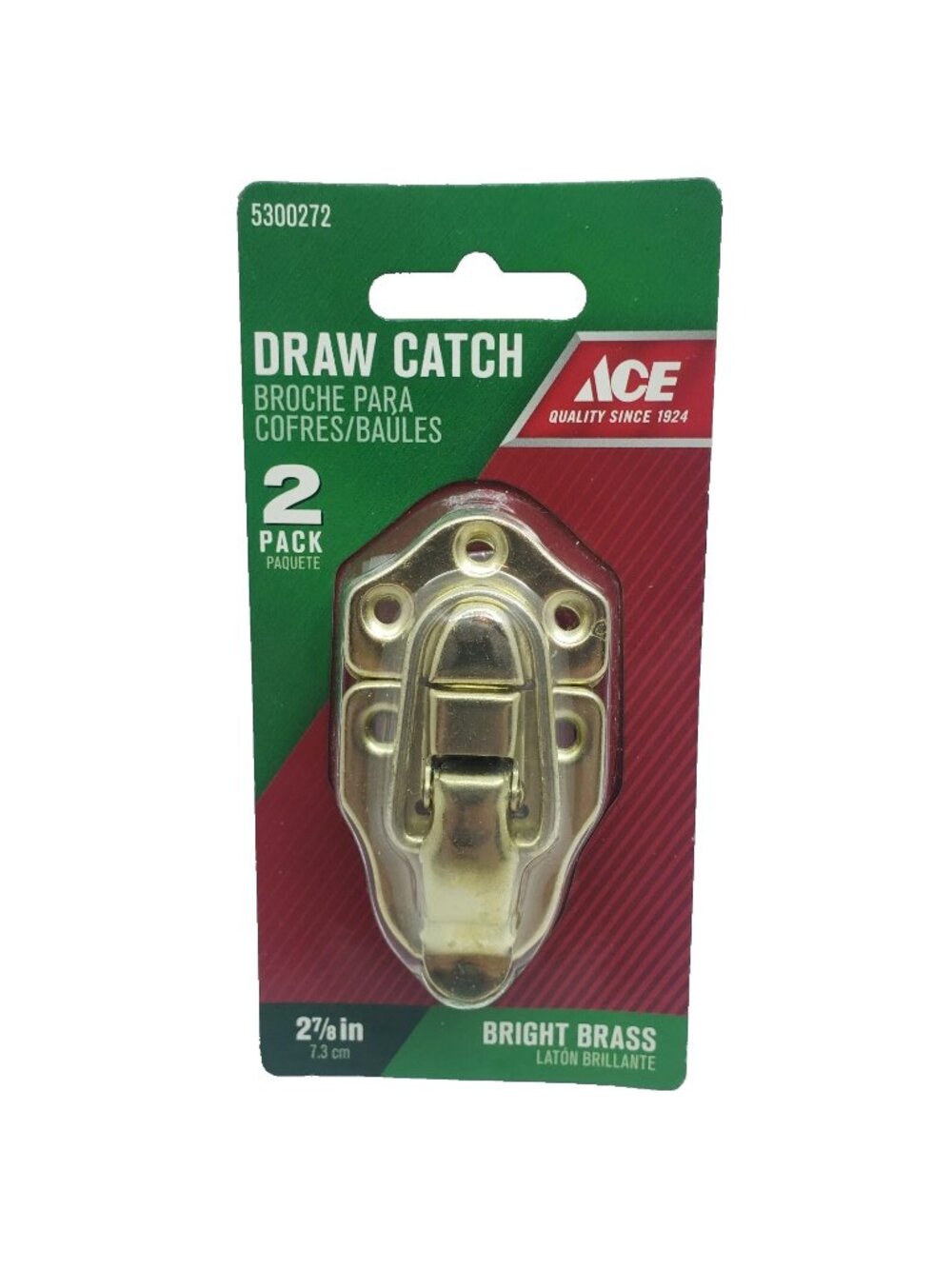 ACE Draw Catch 2 Pack Bright Brass  2-7/8"  #5300272
